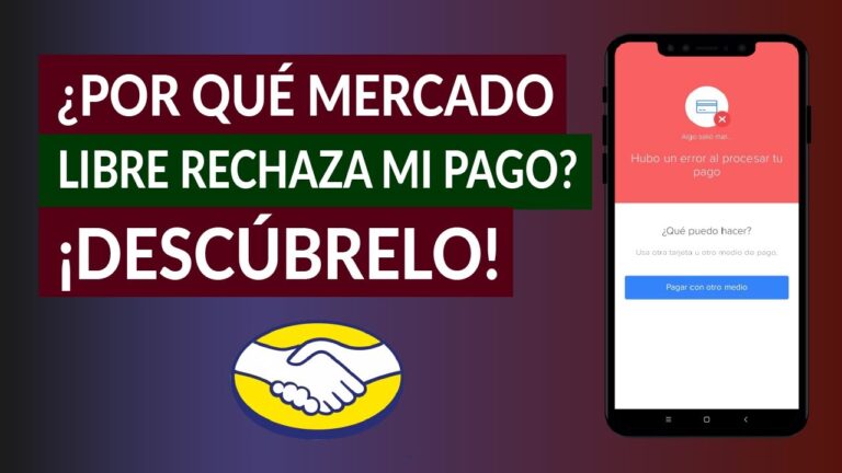 Problemas de pago en MercadoLibre: Tu tarjeta no fue procesada