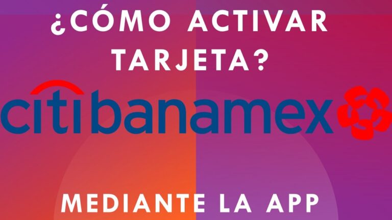 Puede activar su tarjeta Banamex en cualquier cajero