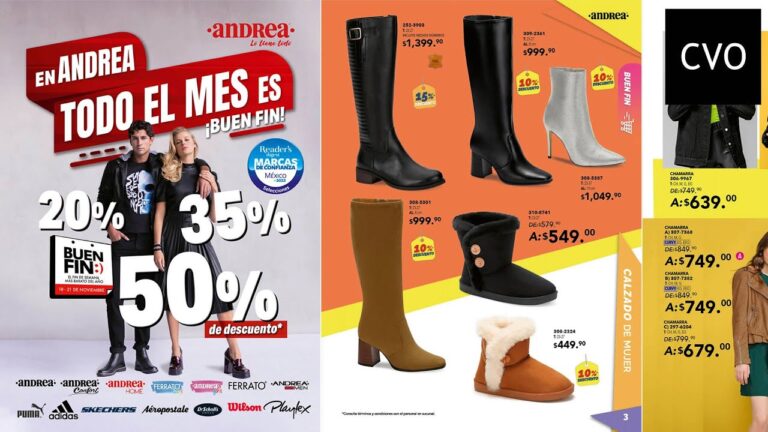 Cat&aacute;logo de ofertas de Andrea para El Buen Fin