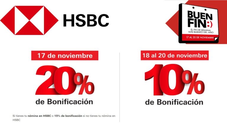Comercios participantes en el Buen Fin con HSBC: &iexcl;Aprovecha las mejores ofertas!