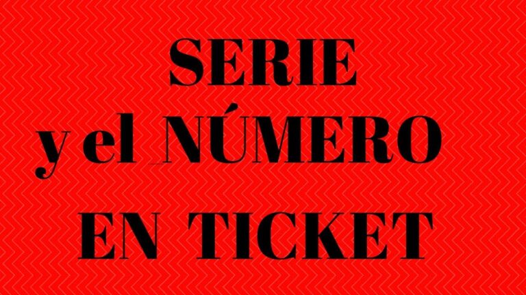 El número de comprobante en un ticket: ¿Por qué es importante y cómo identificarlo?