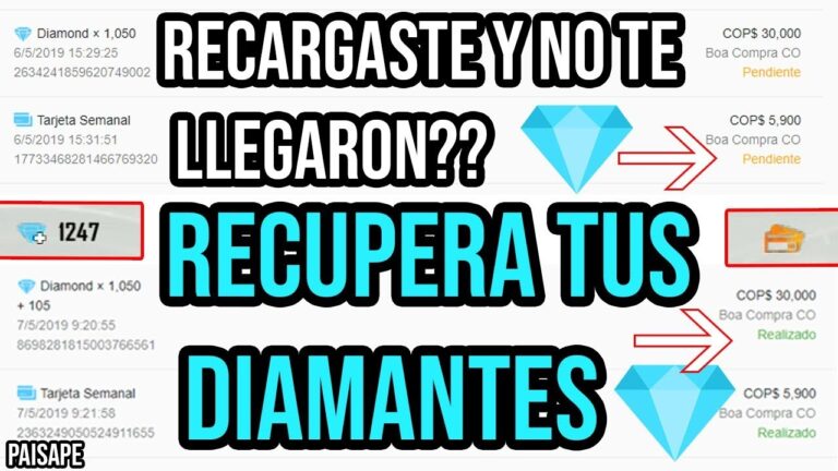 Recuperando una recarga err&oacute;nea: Gu&iacute;a paso a paso