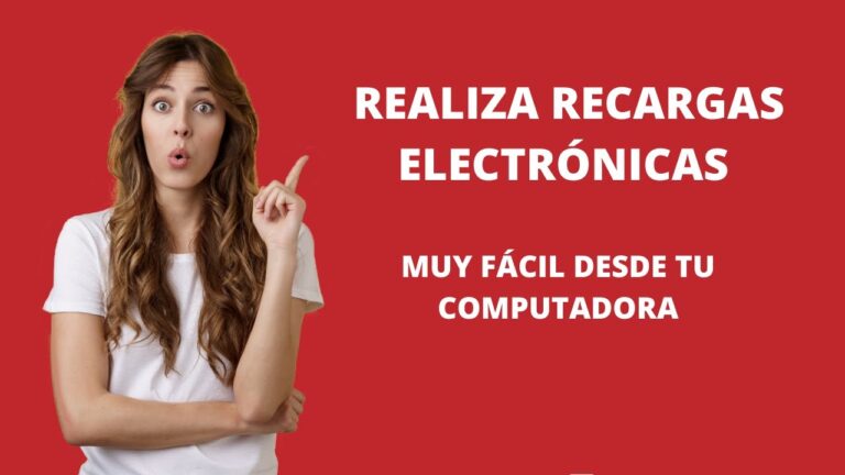 Recargas por computadora: la forma m&aacute;s eficiente de recargar