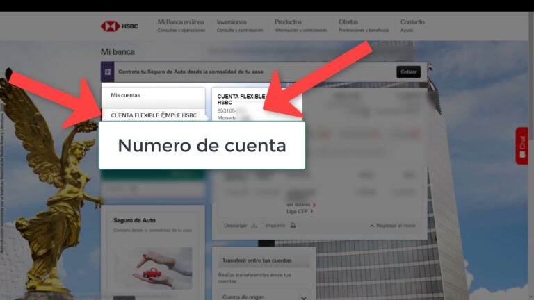 &iquest;Cu&aacute;l es el n&uacute;mero de cuenta de HSBC?