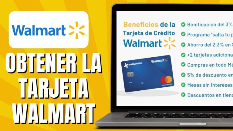 Solicitar tarjeta Walmart en l&iacute;nea: &iexcl;Tr&aacute;mite r&aacute;pido y sencillo!