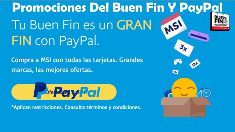 Ofertas imperdibles en el Buen Fin con promociones de PayPal