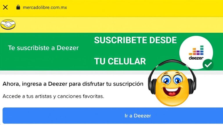 Activar Deezer con Mercado Libre: Gu&iacute;a completa paso a paso