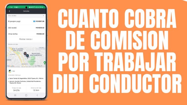 El porcentaje que Didi te quita de tus ganancias