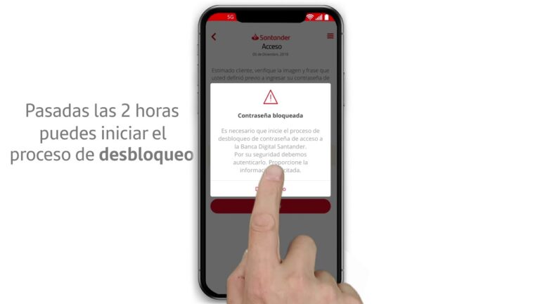 Soluciones para resolver el problema de no poder ingresar a Santander
