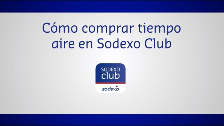 Recarga de saldo f&aacute;cil y r&aacute;pido con tarjeta Sodexo