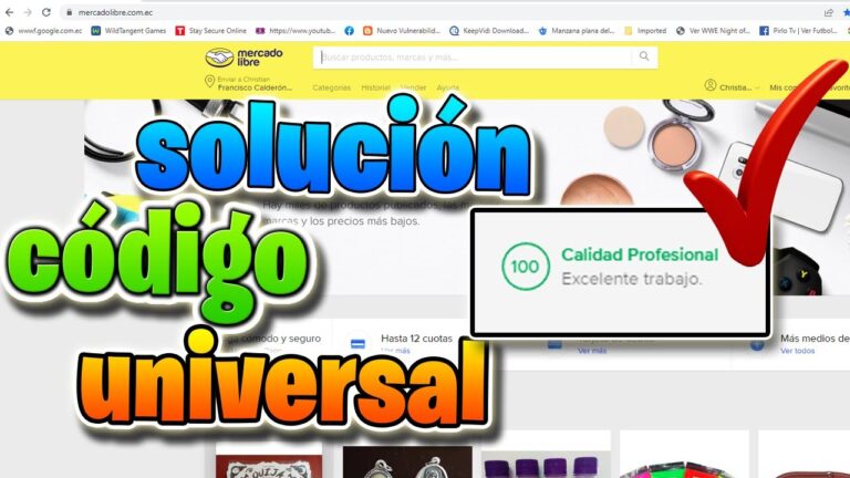 Gu&iacute;a para el C&oacute;digo Universal de Producto en MercadoLibre
