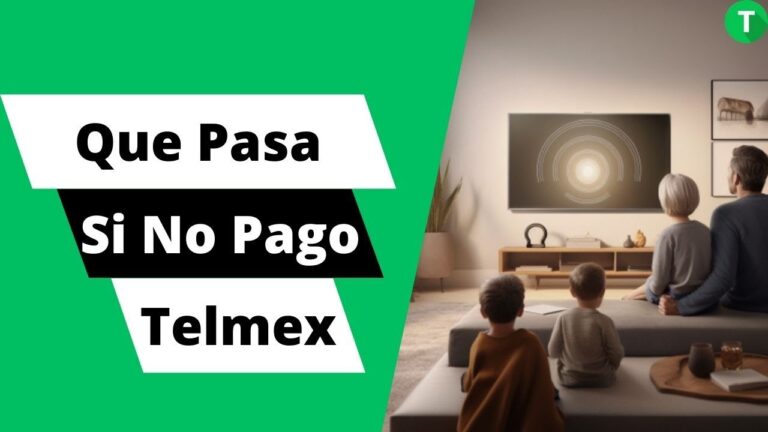 &iquest;Qu&eacute; sucede si dejo de pagar Telmex?
