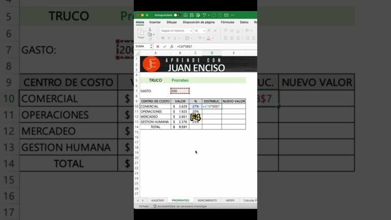 Prorrateo: C&oacute;mo hacerlo de manera eficiente y precisa