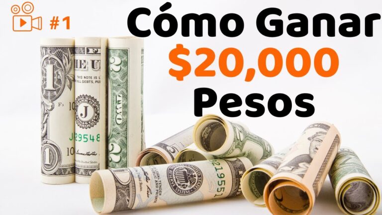 Conseguir 20 mil pesos en un día: Estrategias efectivas y rápidas