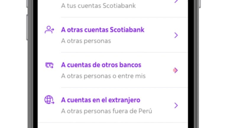 C&oacute;mo hacer transferencias bancarias en Scotiabank: Gu&iacute;a pr&aacute;ctica