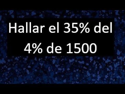 Calculando el 20% de 1500: &iquest;Cu&aacute;nto es?