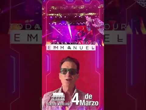 Compra tus boletos para el concierto de Emmanuel en Toluca