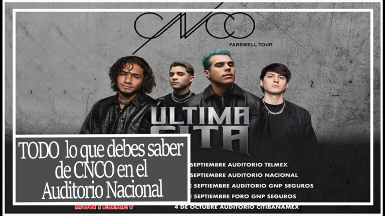 Boletos CNCO Auditorio Nacional: &iexcl;Cons&iacute;guelos ya!