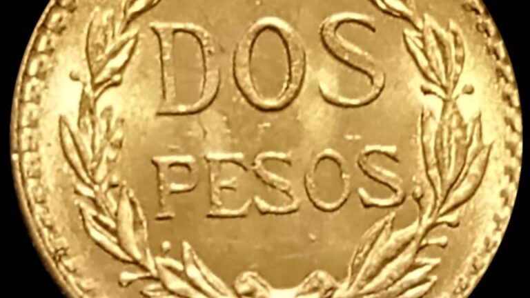 Valor actual de la moneda de dos pesos de oro
