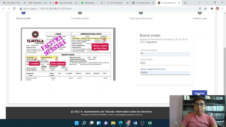 Gu&iacute;a para pagar el predial en Tlaxcala