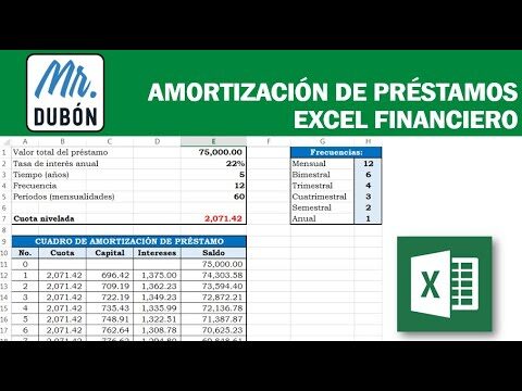 Tabla de Amortizaci&oacute;n Pr&eacute;stamo en Excel: Gu&iacute;a &Uacute;til