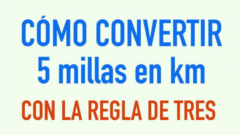 C&oacute;mo Convertir 5 Millas a Kil&oacute;metros