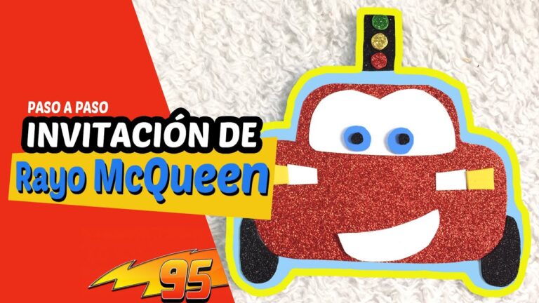 C&oacute;mo hacer invitaciones de Cars gratis