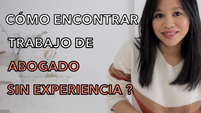 Busco trabajo abogada recién egresada: Consejos y Estrategias