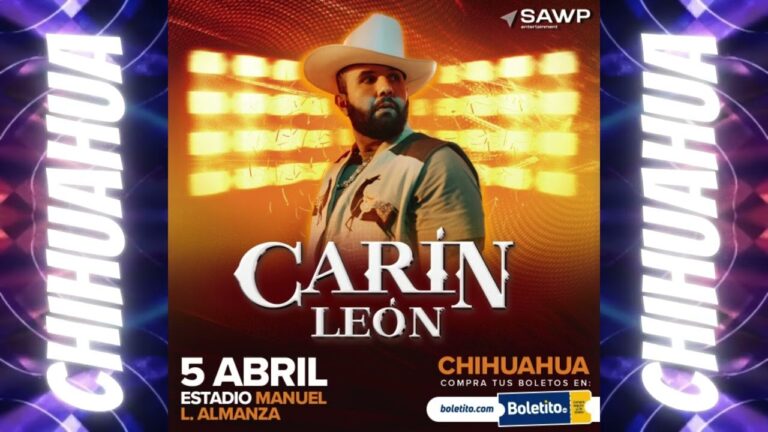 Boletos para el concierto de Carin Le&oacute;n en Guadalajara 2024