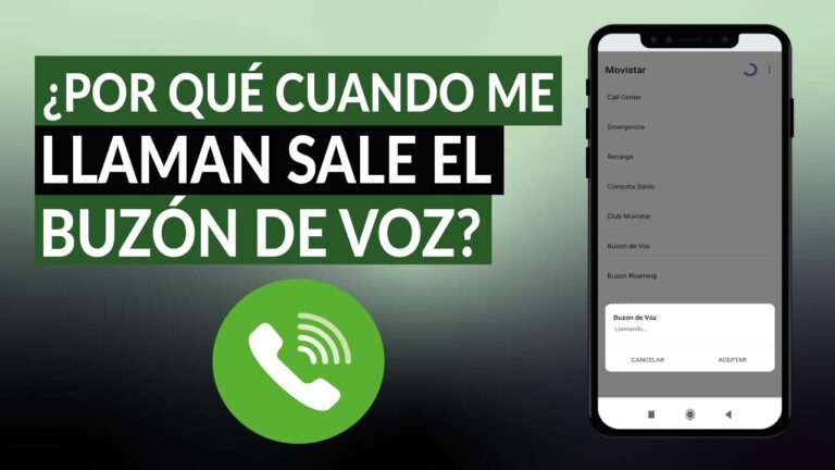 Razones por las que tu llamada va al buz&oacute;n cuando marcas