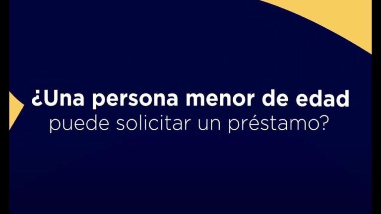 Pr&eacute;stamos para j&oacute;venes de 17 a&ntilde;os