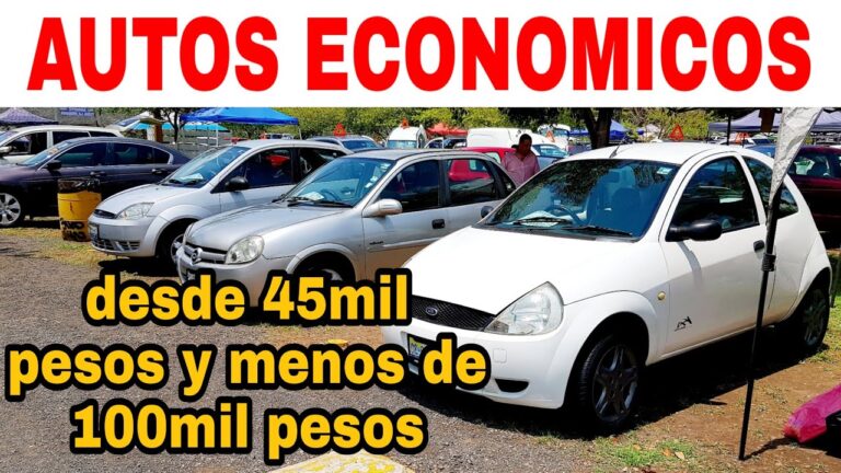 Autos por menos de 45 mil pesos: &iexcl;Descubre las mejores opciones!