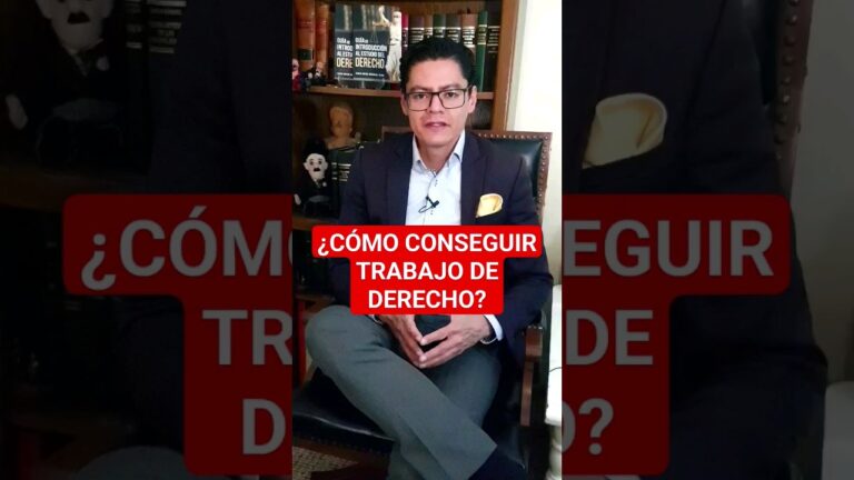 Consejos para Pasantes de Derecho Sin Experiencia en CDMX