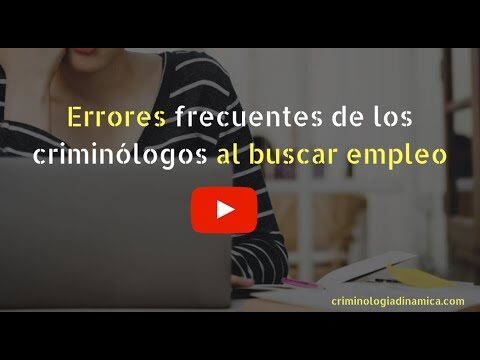 Oportunidades laborales para criminólogos