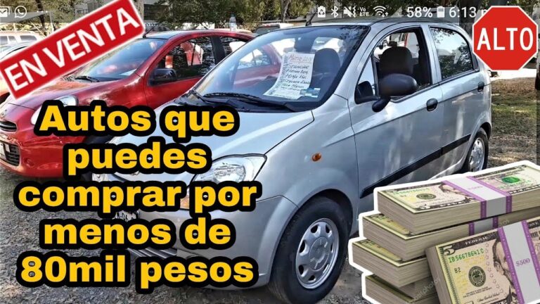 Los mejores autos por 80000 pesos: opciones econ&oacute;micas y confiables