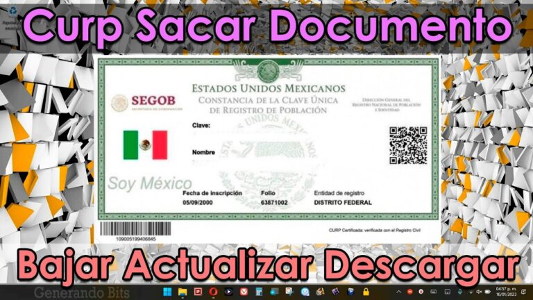 Actualizaci&oacute;n de CURP: Gu&iacute;a Pr&aacute;ctica