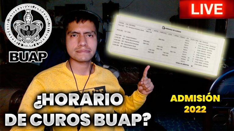 Horarios de clase de la BUAP: Todo lo que necesitas saber