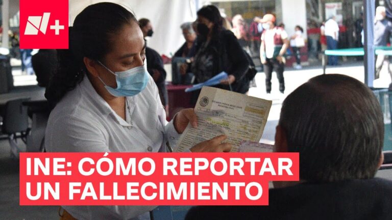 Tr&aacute;mite INE para difuntos: Gu&iacute;a completa