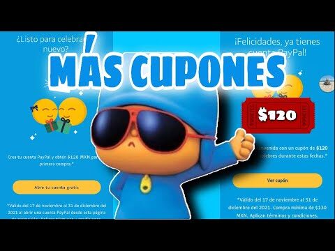 Cup&oacute;n PayPal de $120: Ahorra en tus compras online