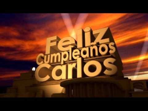Tarjeta de Cumplea&ntilde;os Personalizada para Carlos