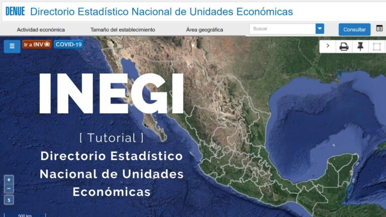 Gu&iacute;a de Empresas INEGI: Directorio Completo
