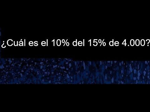 Calculando el 10% de 4000