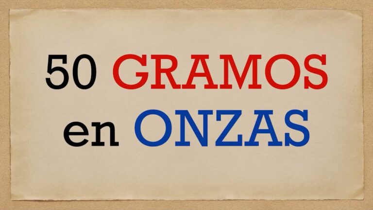 &iquest;Cu&aacute;nto es 50 onzas?