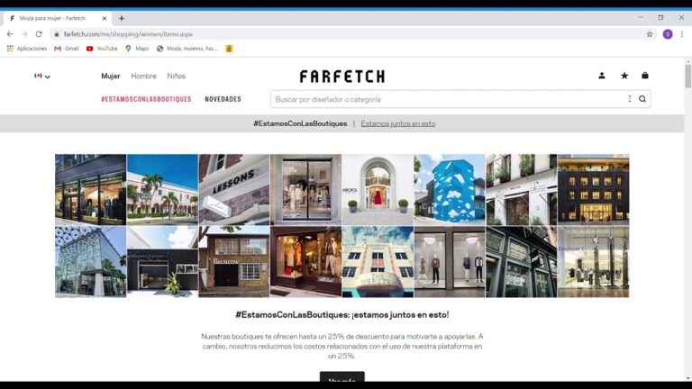 Descuento en Farfetch para tu primera compra