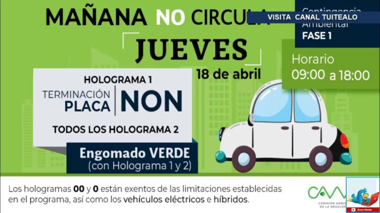 Contingencia Ambiental el 18 de Abril: Medidas y Recomendaciones