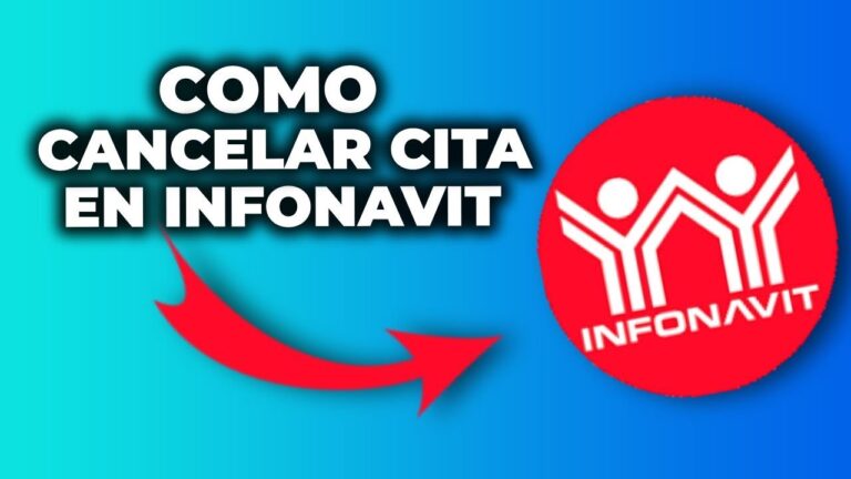 C&oacute;mo cancelar citas de Infonavit